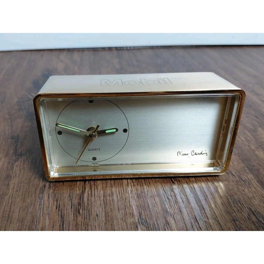 Pierre Cardin Executive Quartz Clock. vintage, excellent condition. Original box